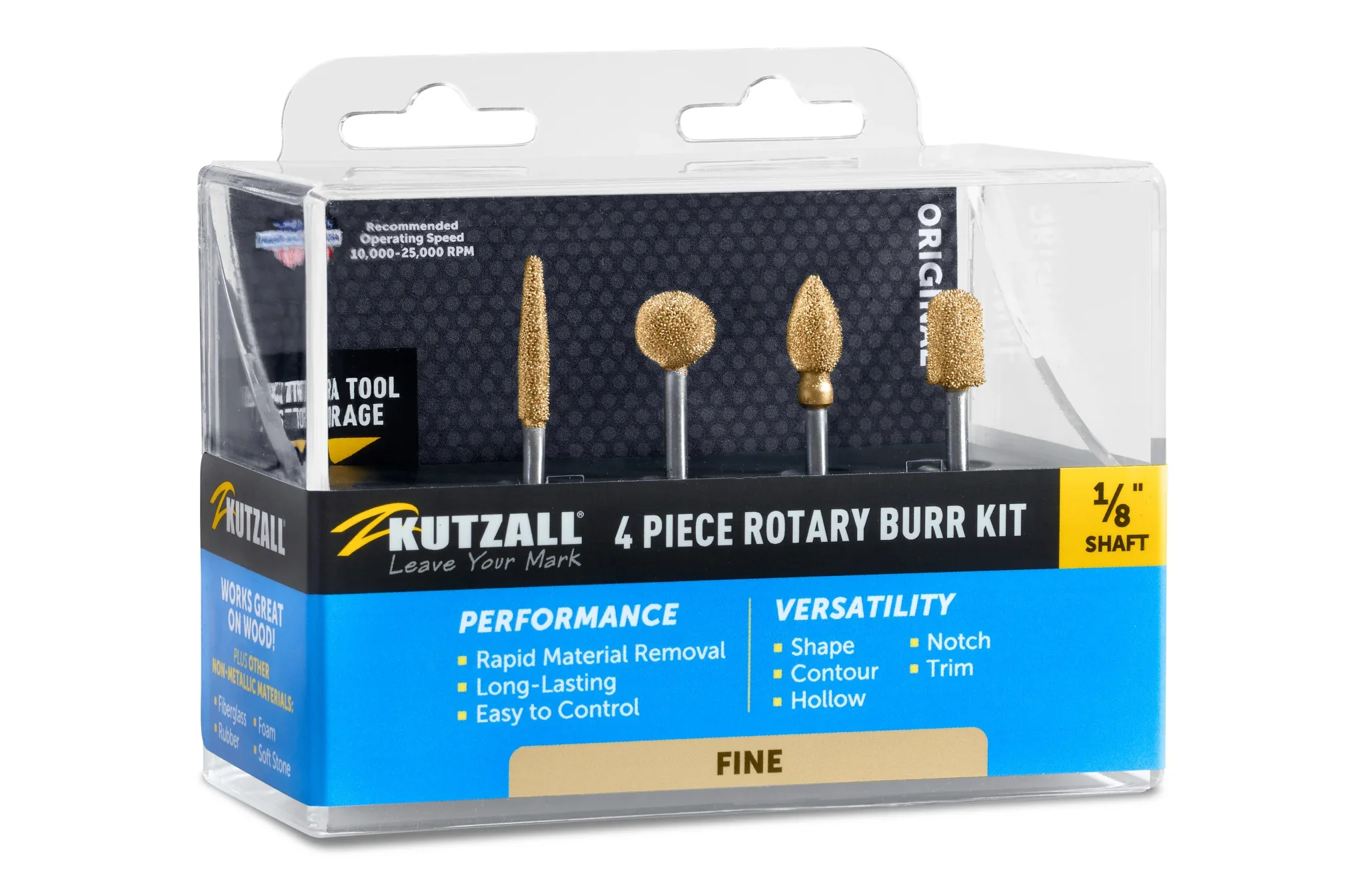 1/8” Shaft – 4-Piece Kit Fine - Image 2