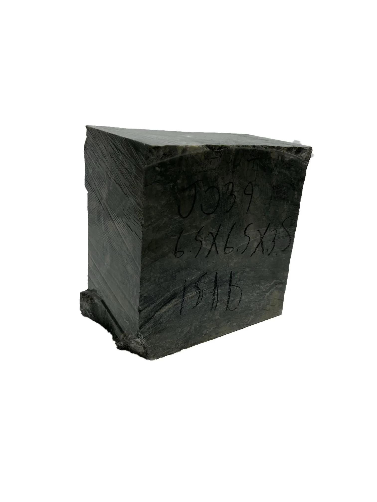 13lb Green Nephrite Jade 6x6x3 #J039