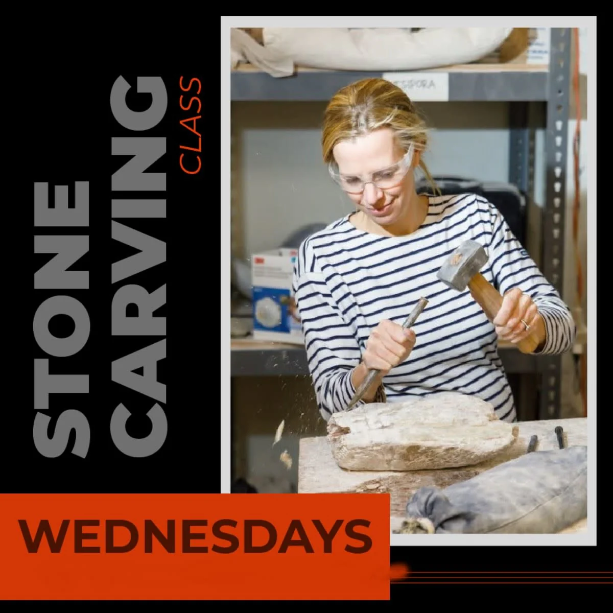 260506 Stone Carving Class Wednesday 4-7pm May 2026 - Image 2