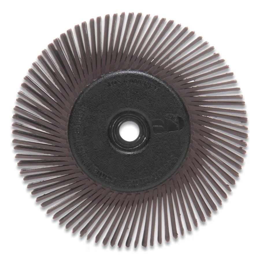 Scotch-Brite™ Radial Bristle Disc 6'' for the Bench Grinder Brown 36 Grit