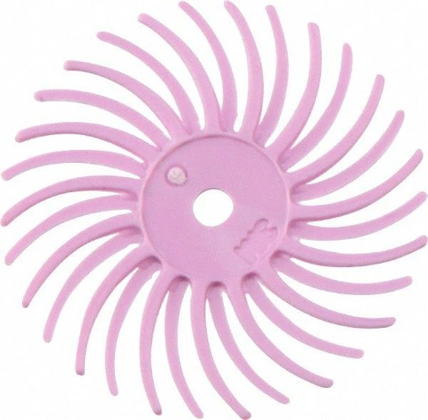 Scotch-Brite™ Radial Bristle Disc 3/4'' Pink Pumice (48 Pack) - Image 2