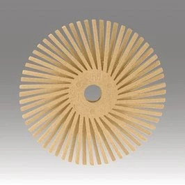 Scotch-Brite™ Radial Bristle Disc 9/16'' Peach 6 Micron Polish I (48 Pack) - Image 2