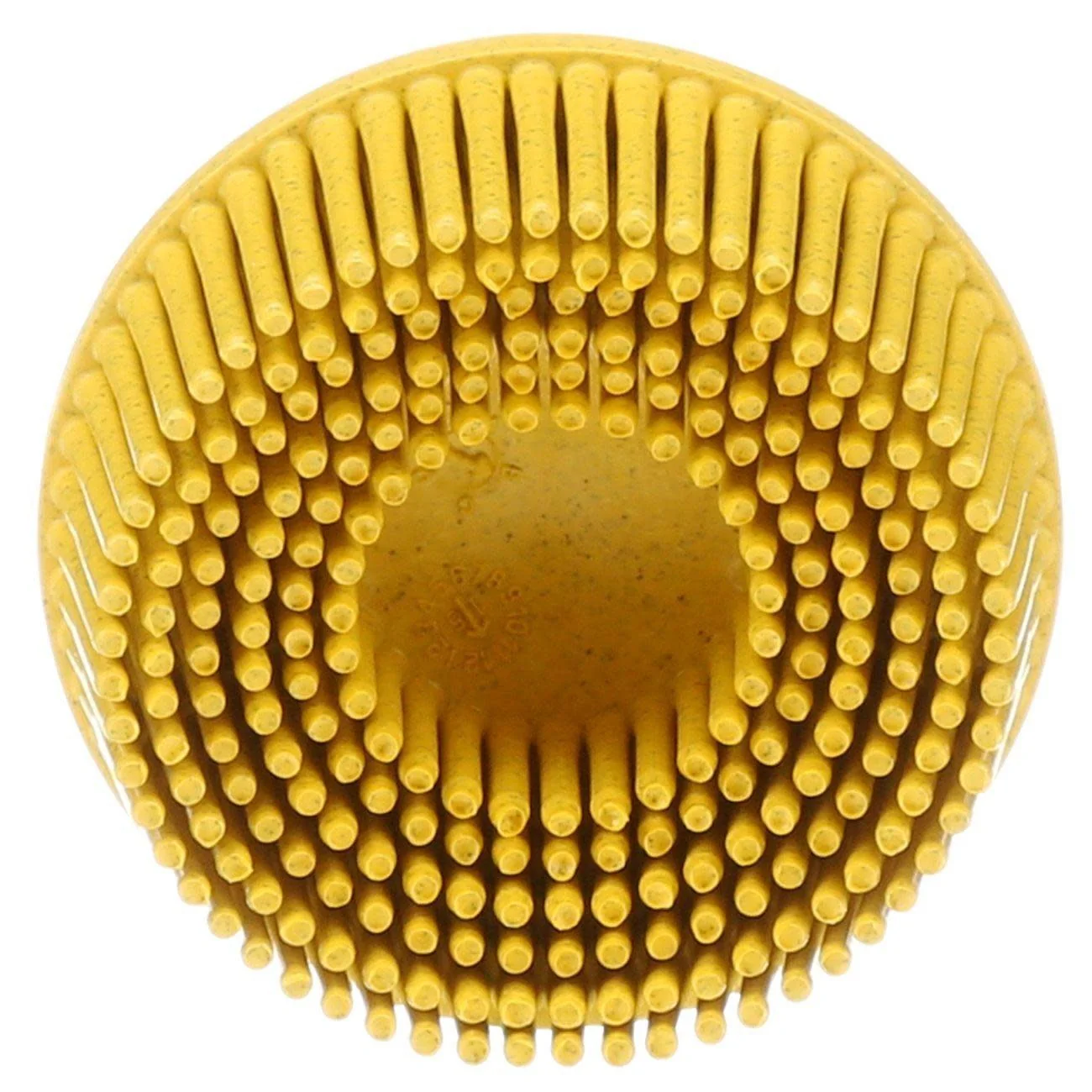 Scotch-Brite™ Roloc™ Bristle Brush 2'' TR Yellow 80 Grit