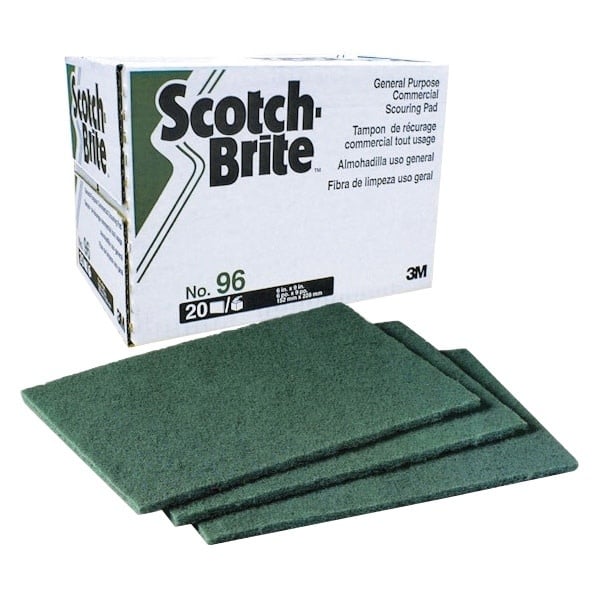 Green General Purpose Scotch-Brite™ Hand Pad 96