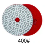 4" (100mm) Diamond Wet/Dry Velcro Polishing Discs (50-400 grit ) Set of 4 - Image 2