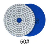 4" (100mm) Diamond Wet/Dry Velcro Polishing Discs (50-400 grit ) Set of 4 - Image 3