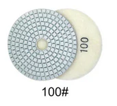 4" (100mm) Diamond Wet/Dry Velcro Polishing Discs (50-400 grit ) Set of 4 - Image 4
