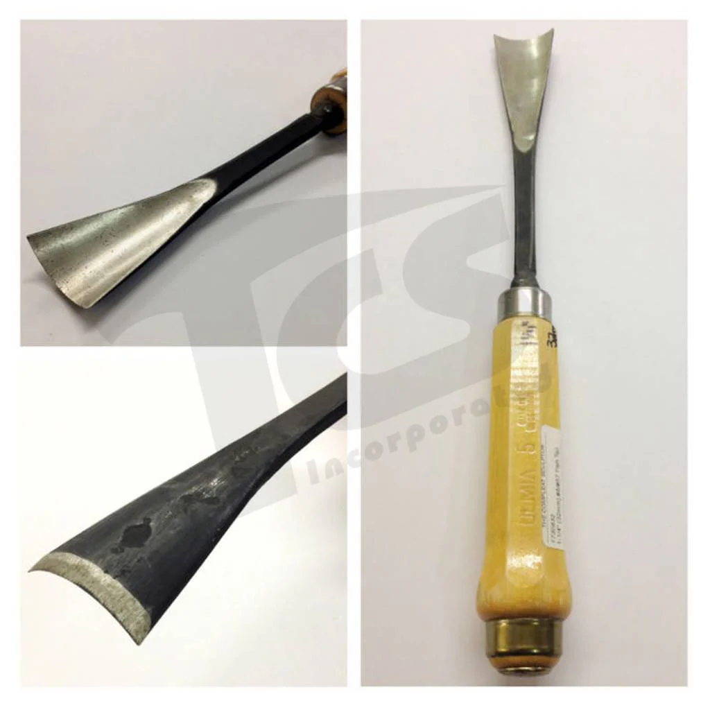 #8/#57 Fish Tail Wood Gouge 1-1/4" (32mm)