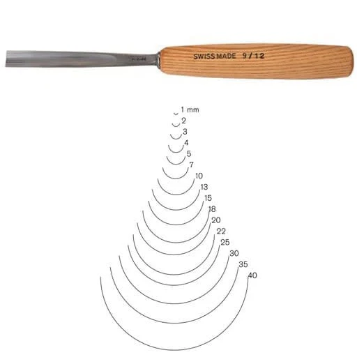 #9 Swiss Sweep Gouge 35mm - Image 2