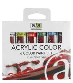 Acrylic Paint Set .41oz 6 Color