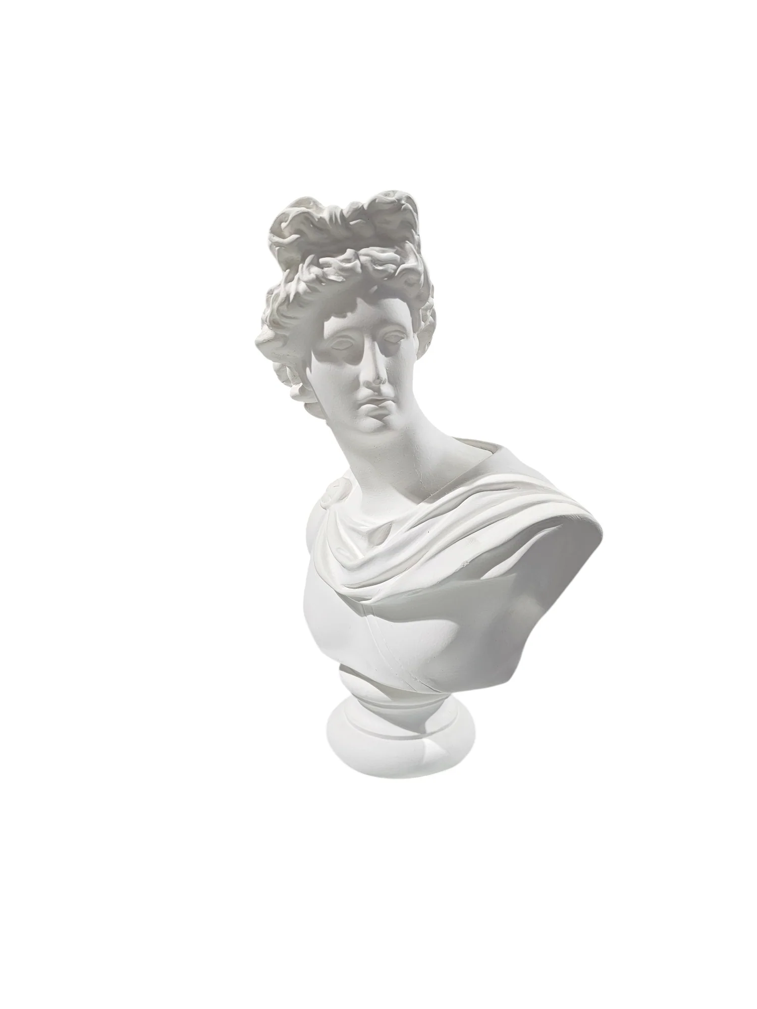 Apollo Plaster Bust 14"