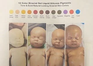Biracial Silicone Pigment Set 12pc