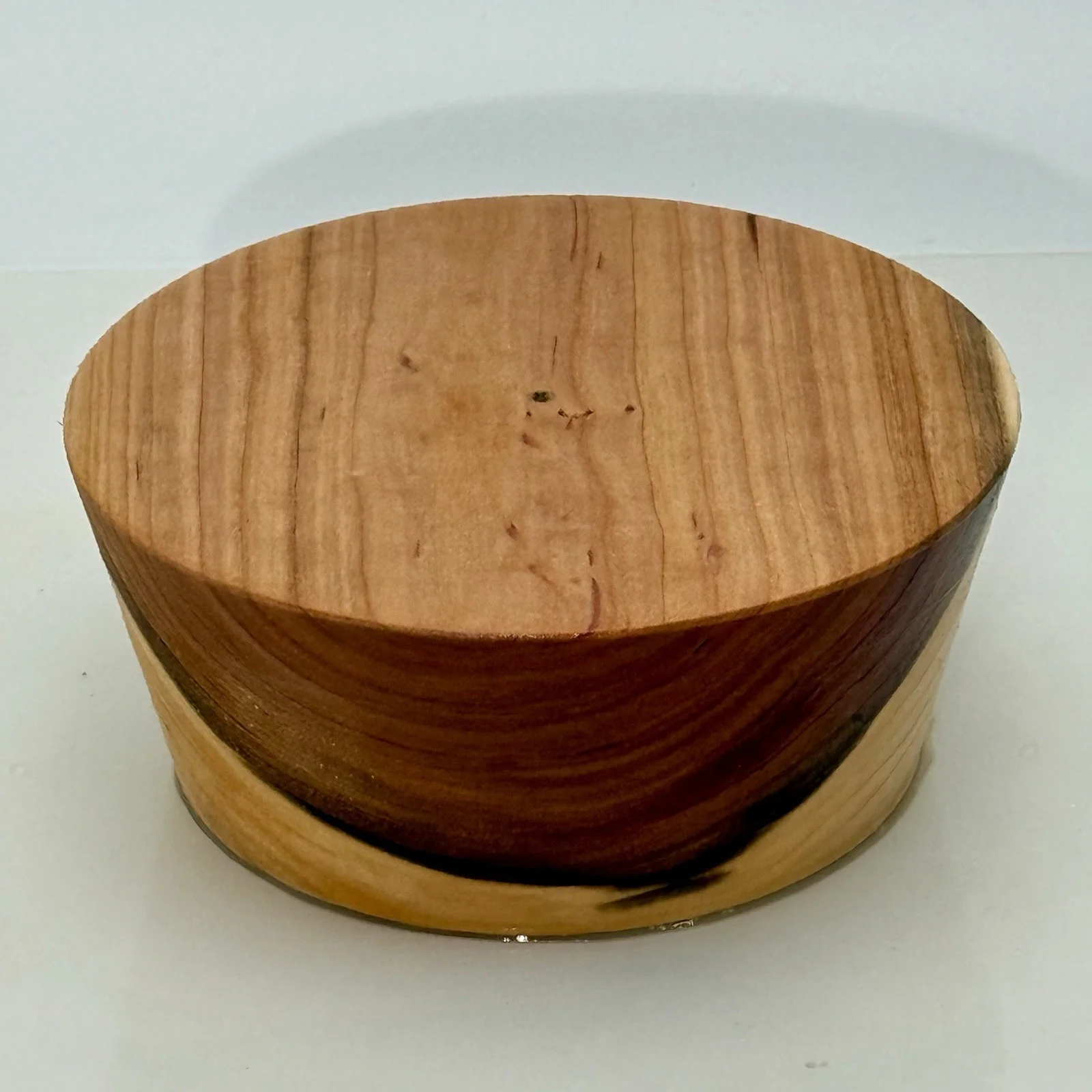 Black Cherry Tapered Wood Round Blank 8" X 3" - Image 2