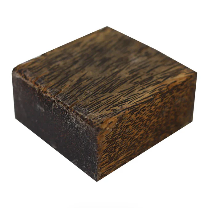 Black Palm Block 4"x4"x2"