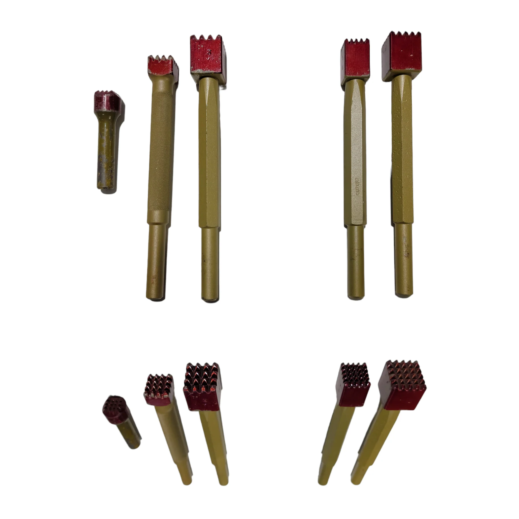 Carbide Pneumatic Bush Tooth Chisels (12.5mm 1/2" shank) - Image 2