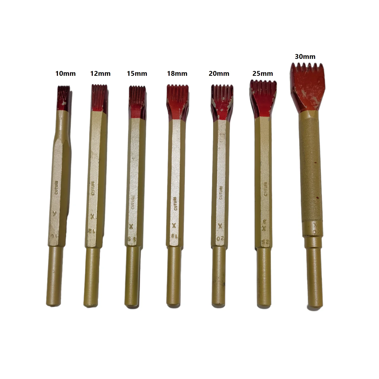 Carbide Pneumatic Tooth Chisels (12.5mm 1/2" shank) - Image 4