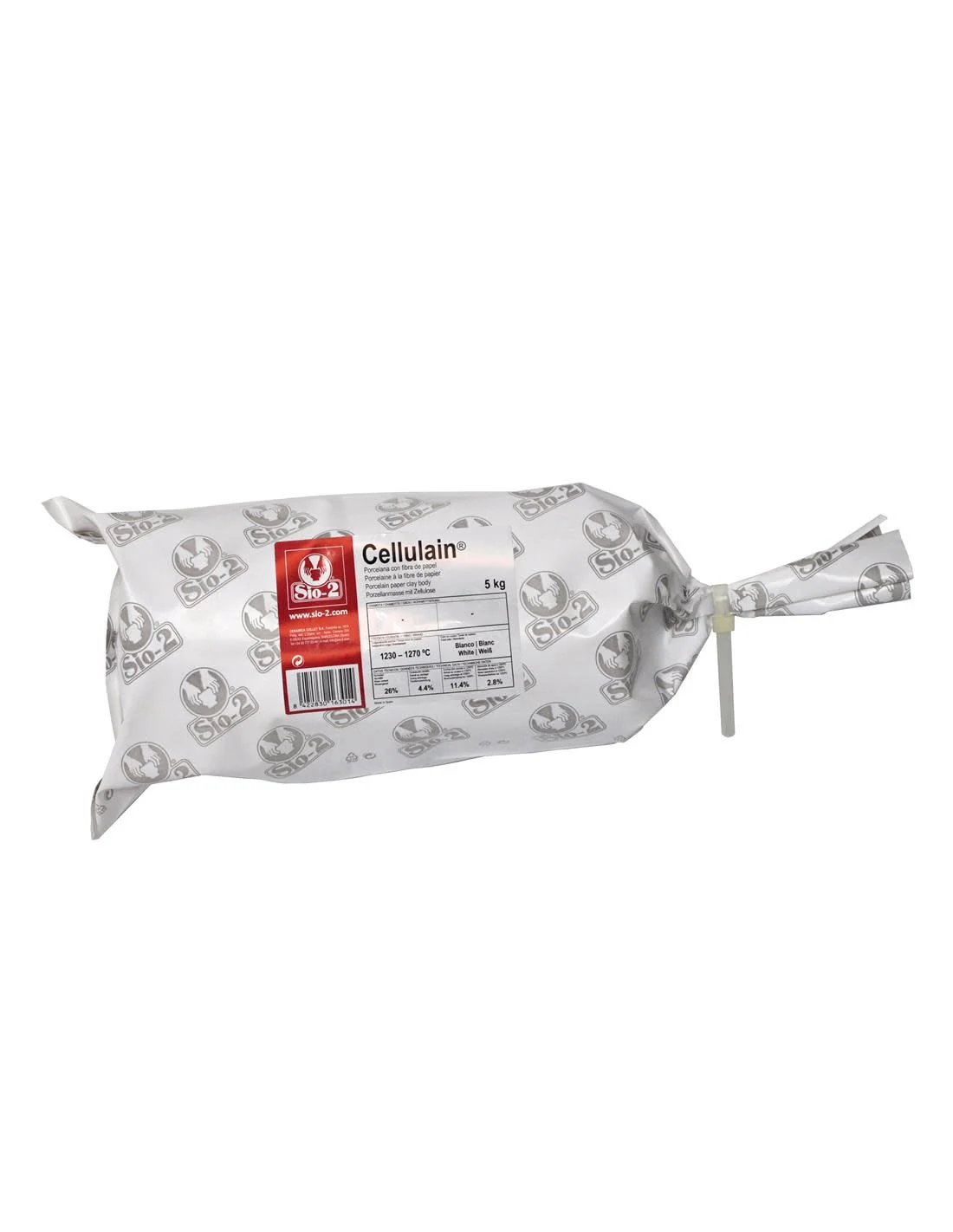 CELLULAIN porcelain paper clay 11lb (Cone 6-8) - Image 2