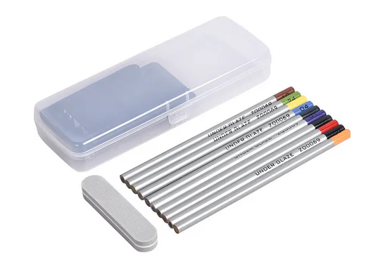 Ceramic Underglaze Watercolor Glaze Pencils (10 Colors)