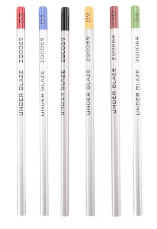 Ceramic Underglaze Watercolor Glaze Pencils (6 Colors)
