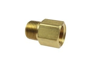 Hex Adaptor, 1/4'' FPT x 1/4'' MPT C0404