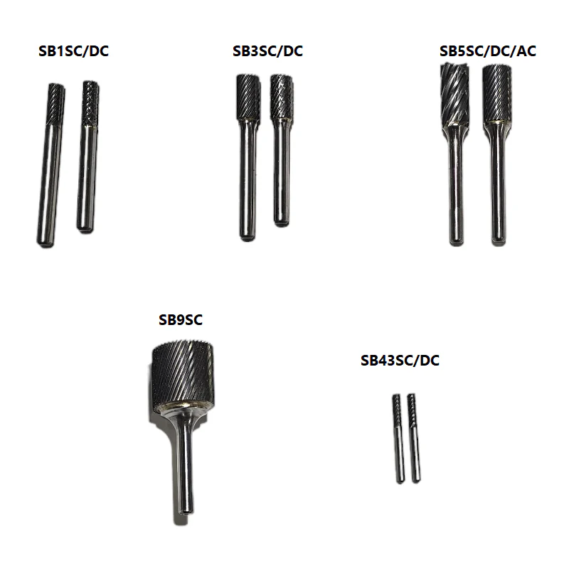 Cylinder End Cut Carbide Burrs