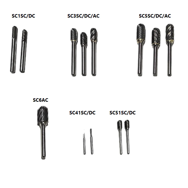 Cylinder Radius End Carbide Burrs