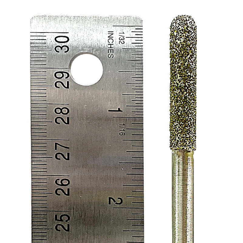 Diamond Burr #05 Pencil 7mm 1/4" Shaft #5