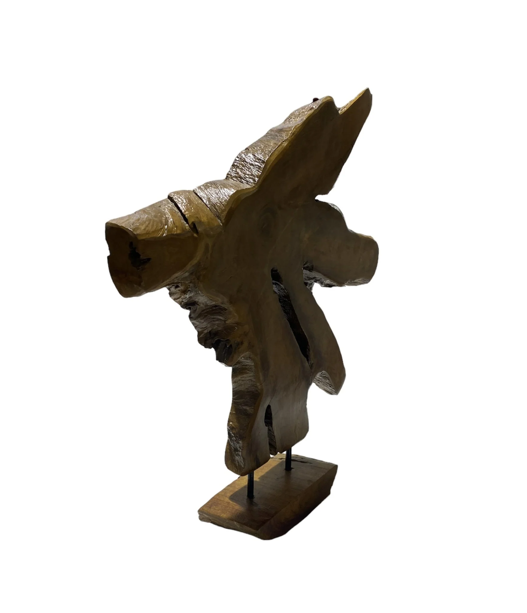 Finished Wood Sculpture Mounted: Large1 - Image 2