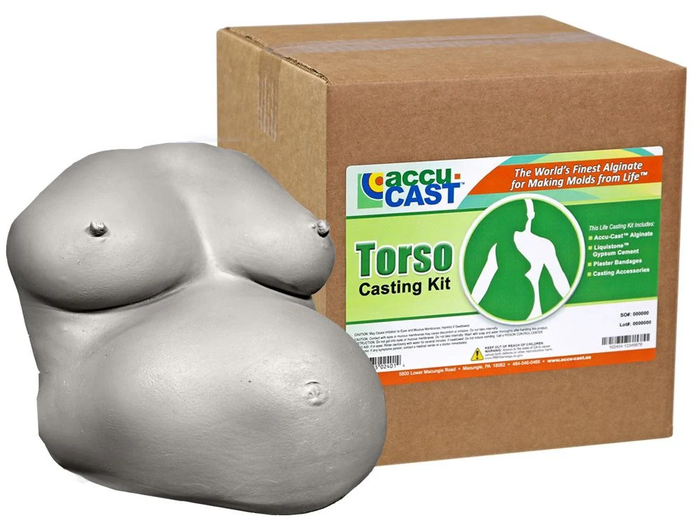 Full Torso / Pregnancy Casting Kit Alginate - Image 4