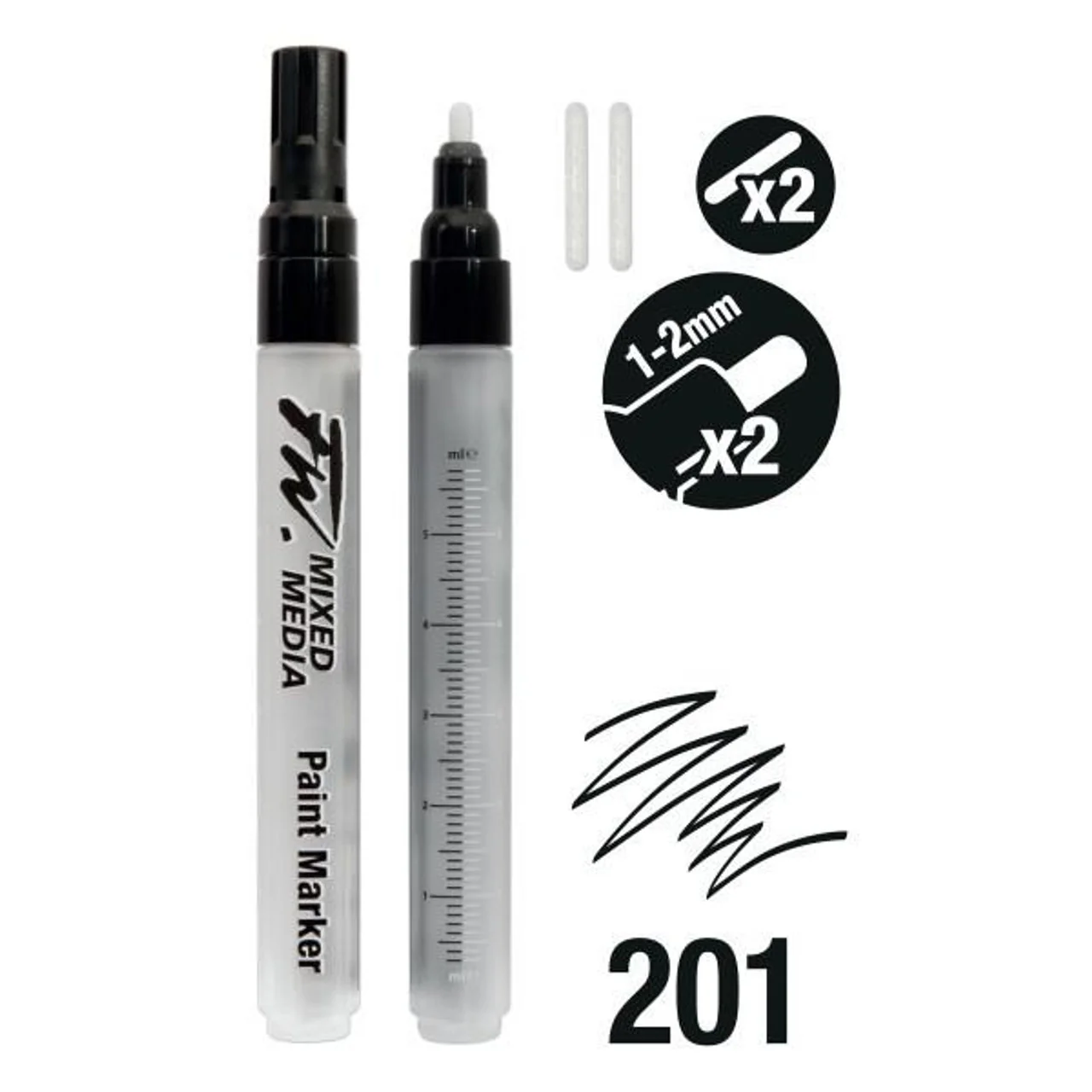 FW Mixed Media Paint Markers & Nibs - Image 7