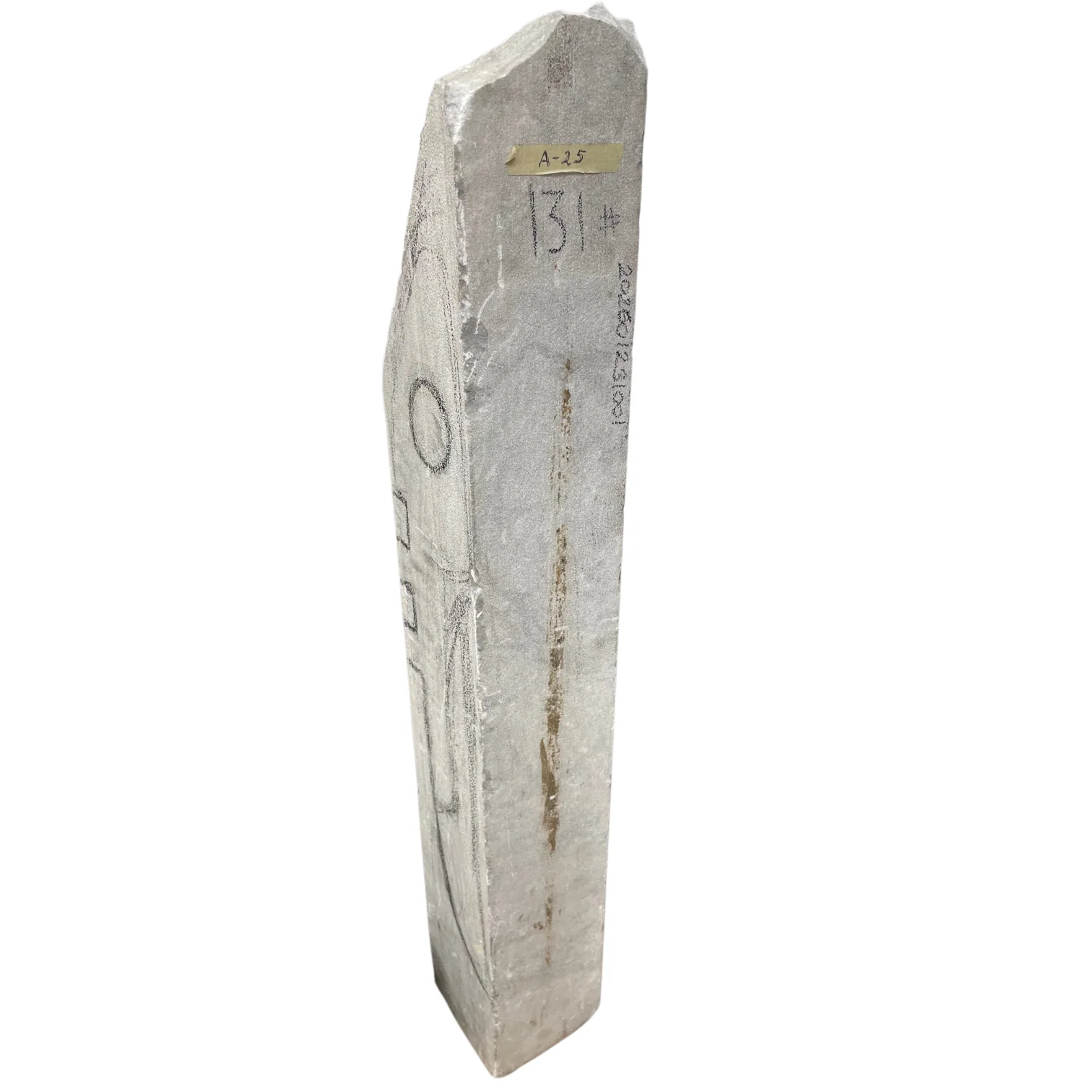 Grigio Marble 6x6x41 131lb (Rough Block) - Image 2