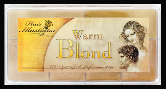 Hair Illustrator Warm Blonde Palette
