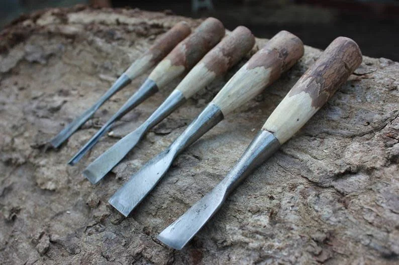 Hand Wood Carving Chisels (set of 5) - Image 6