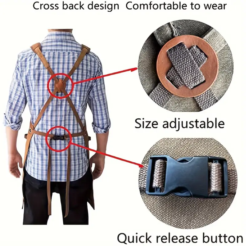 Heavy Duty Canvas Apron - Image 3