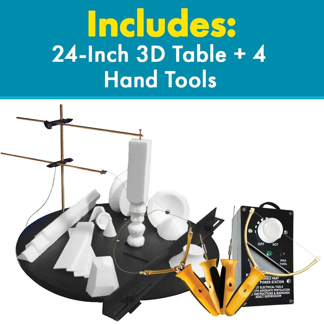 K49S Pro 5-in-1 Kit (Sculpting Tool, Freehand Router, Engraver & 4" Hot knife) - Image 3