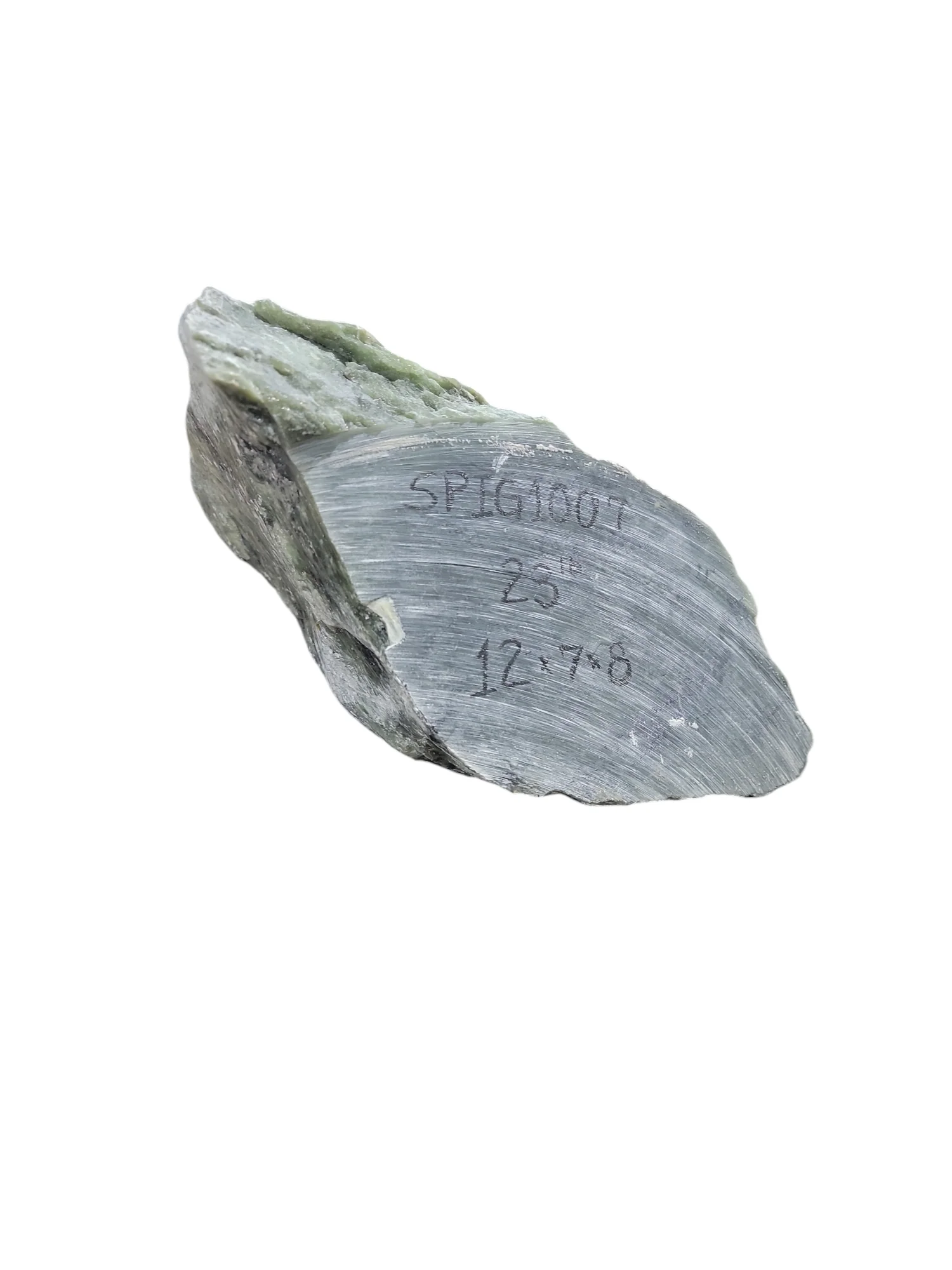 Indian Gray/Green Soapstone 25lb 14x10x7 1003 - Image 3