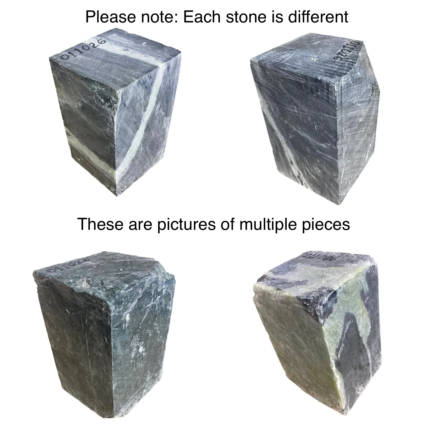 Indian Gray/Green Soapstone Blocks - Image 2