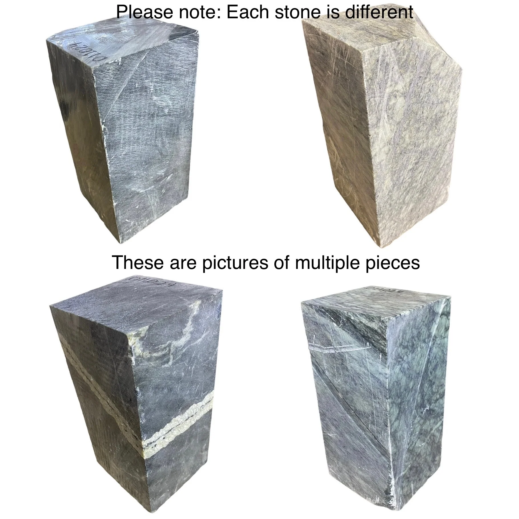 Indian Gray/Green Soapstone Blocks - Image 3