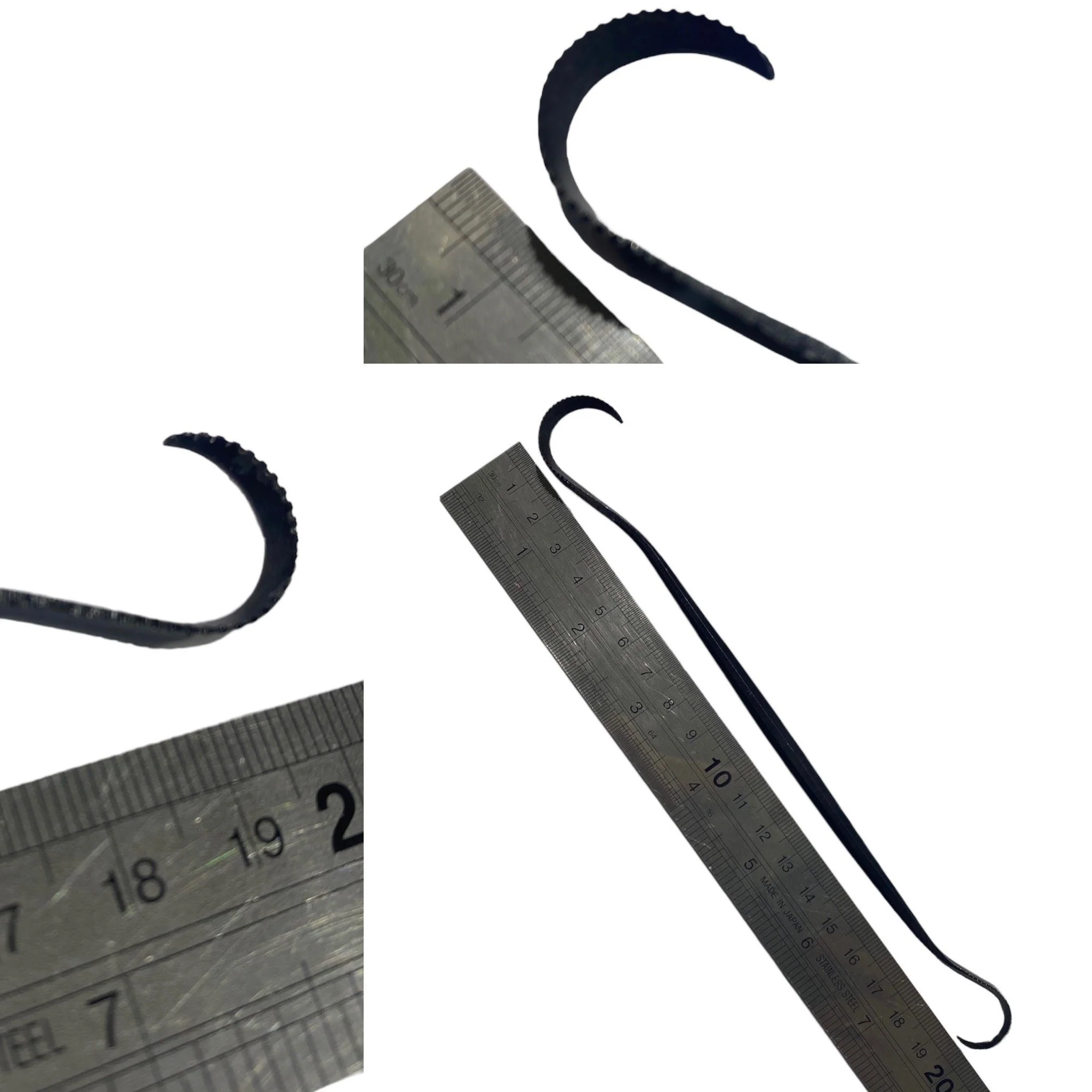 Italian Steel Double Hook Serrated Wax Tools - Image 5