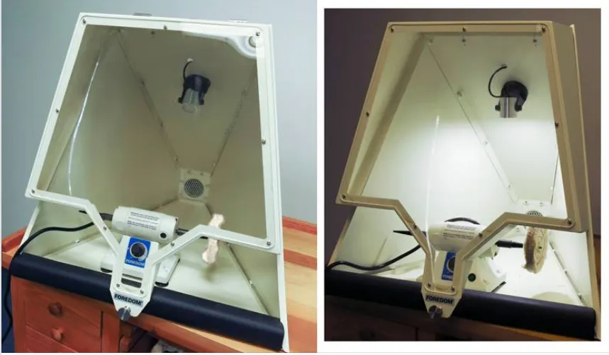Jumbo Work Chamber with LED Light, Universal Voltage NEW! For MADC20 - Image 2