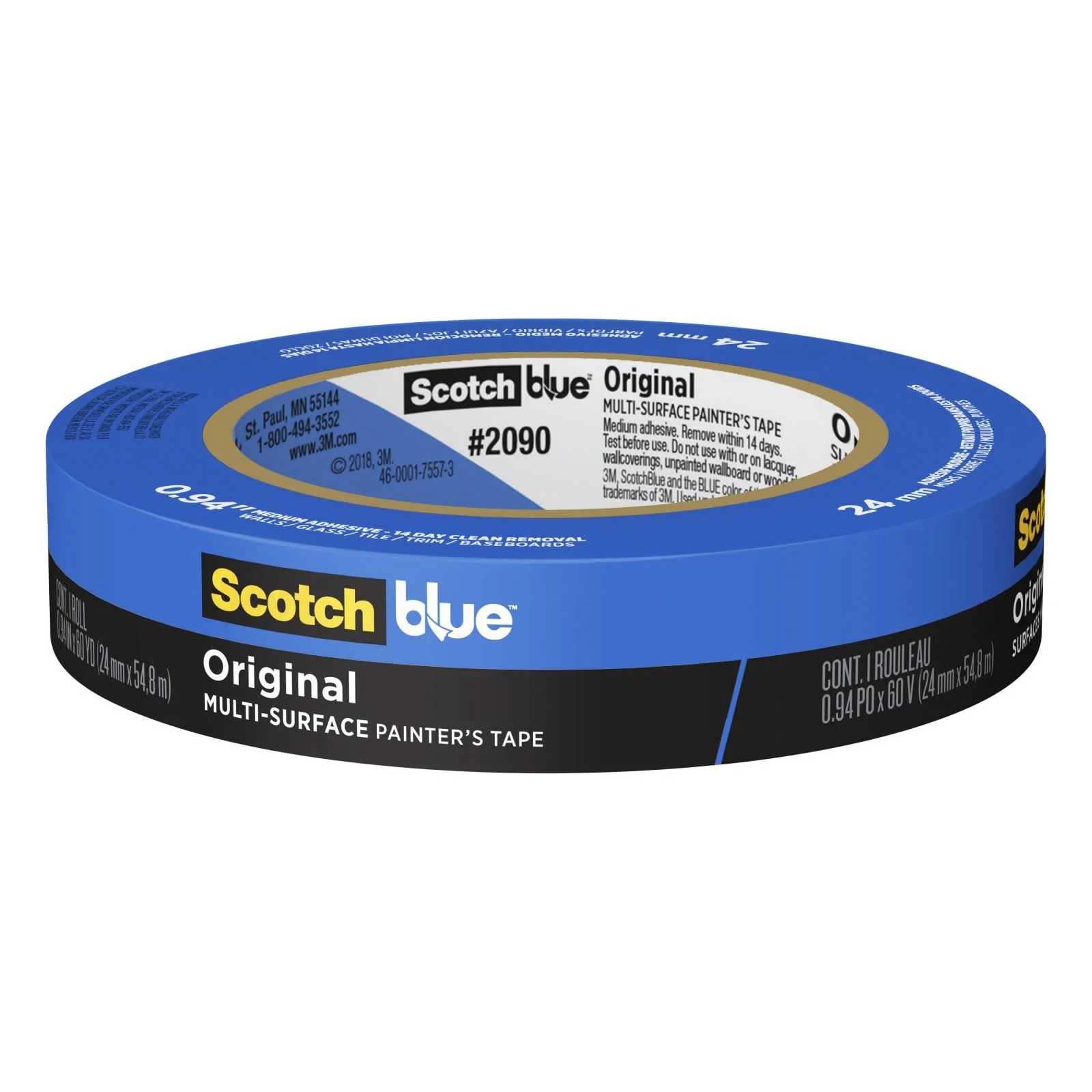 Masking Blue Tape 1"X 60 Yd