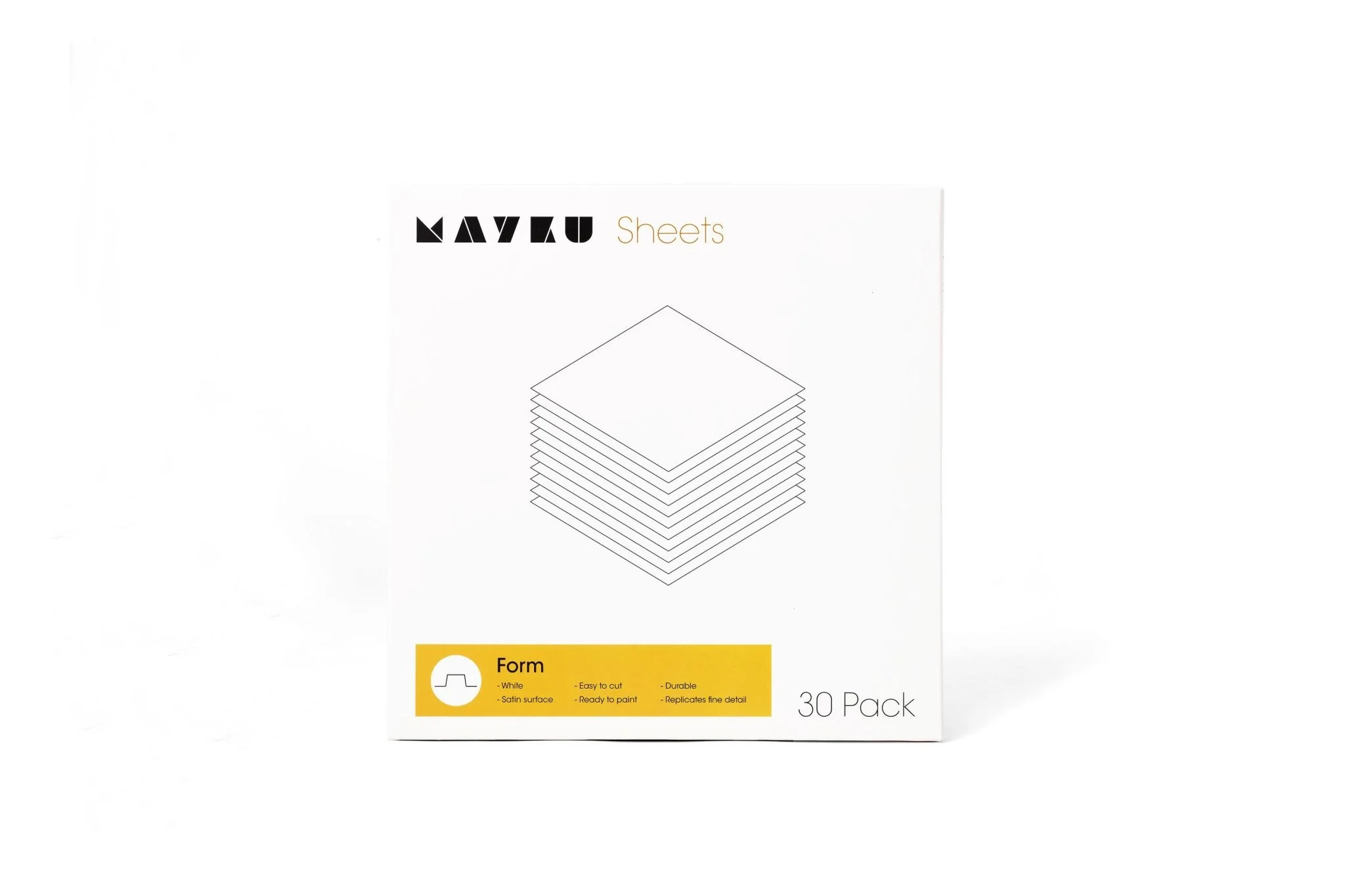 Form Sheets 30 pack Thermoplastic