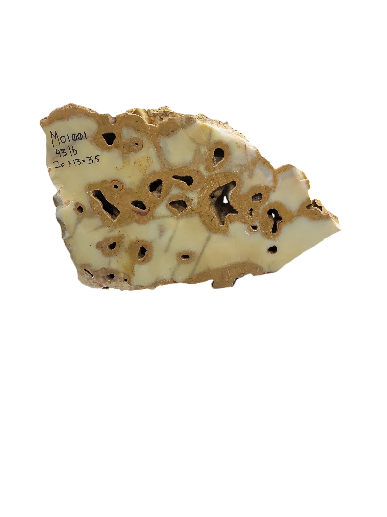Mexican Onyx 43lb 20x13x3.5 1001 - Image 2
