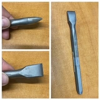 Milani Carbide Hand Flat Chisels - Image 7