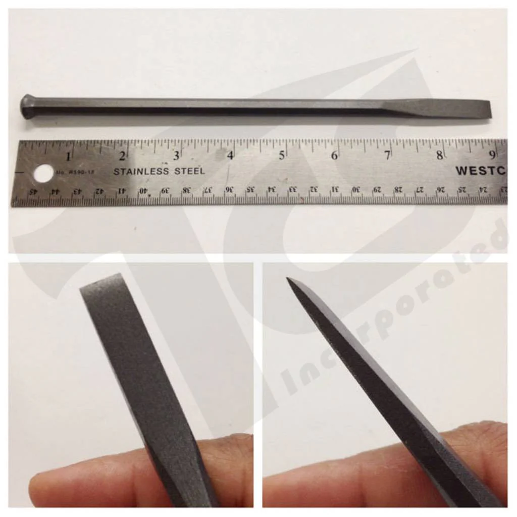 Milani Steel Hand Mallethead Flat chisel 8mm 3/8 - Image 2
