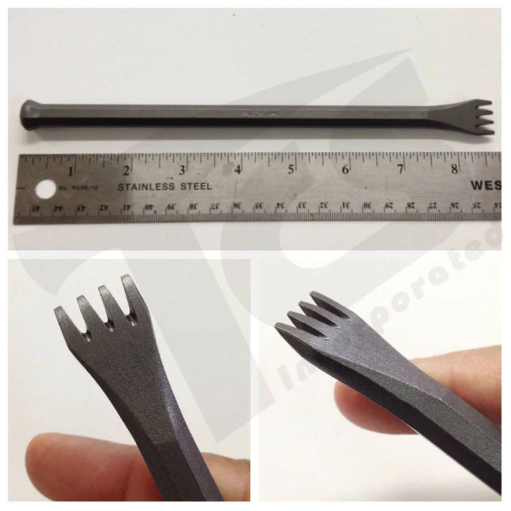 Milani Steel Hand Mallethead Maxi 4 Tooth Chisel 15mm 5/8 - Image 2