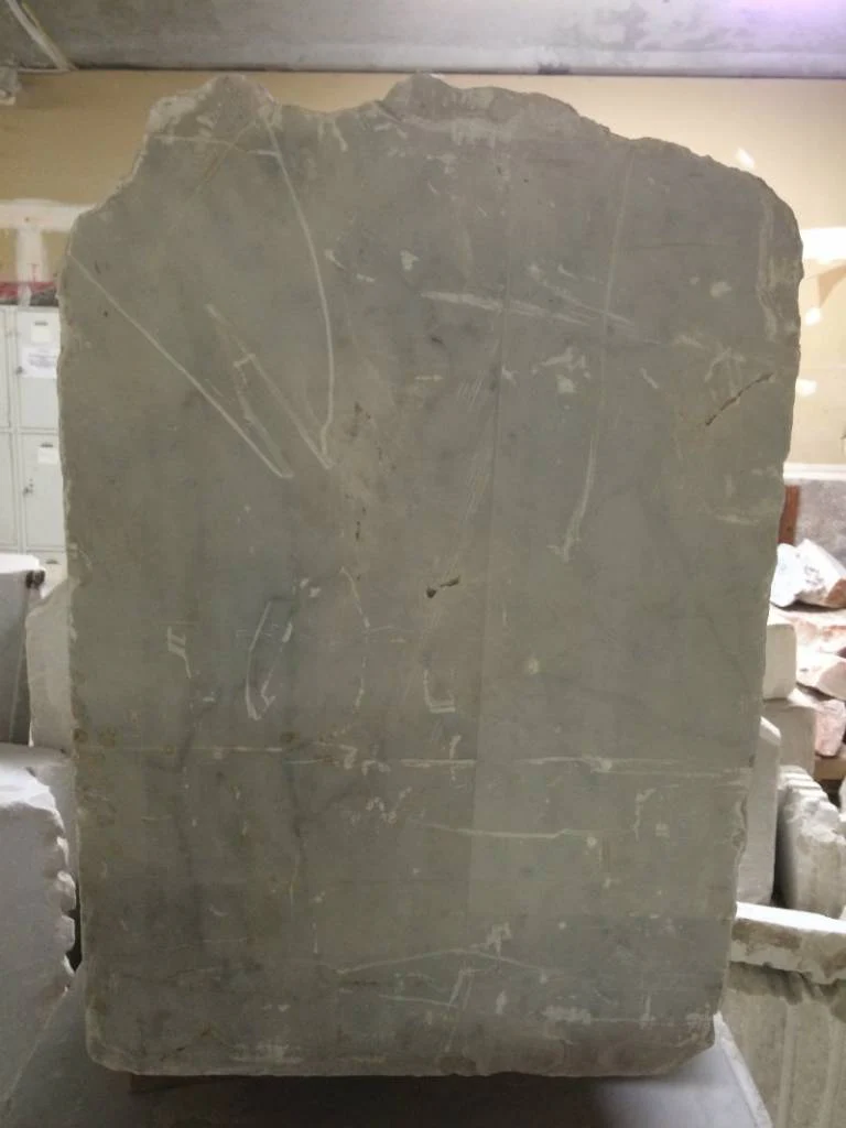 670lb Carrara Bianco blue/gray 21x21x17 #341015 - Image 4