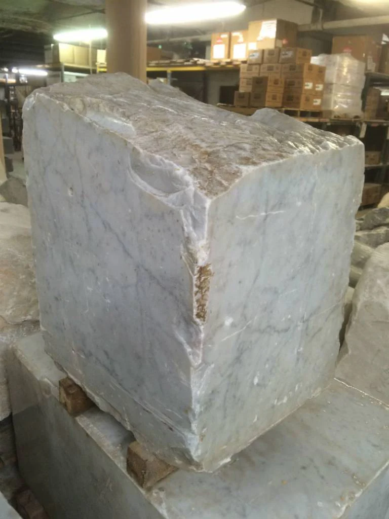 670lb Carrara Bianco blue/gray 21x21x17 #341015 - Image 6