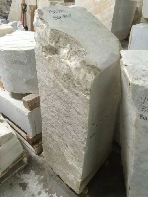 951lb Carrara bianco 50x18x17 #341003 - Image 2