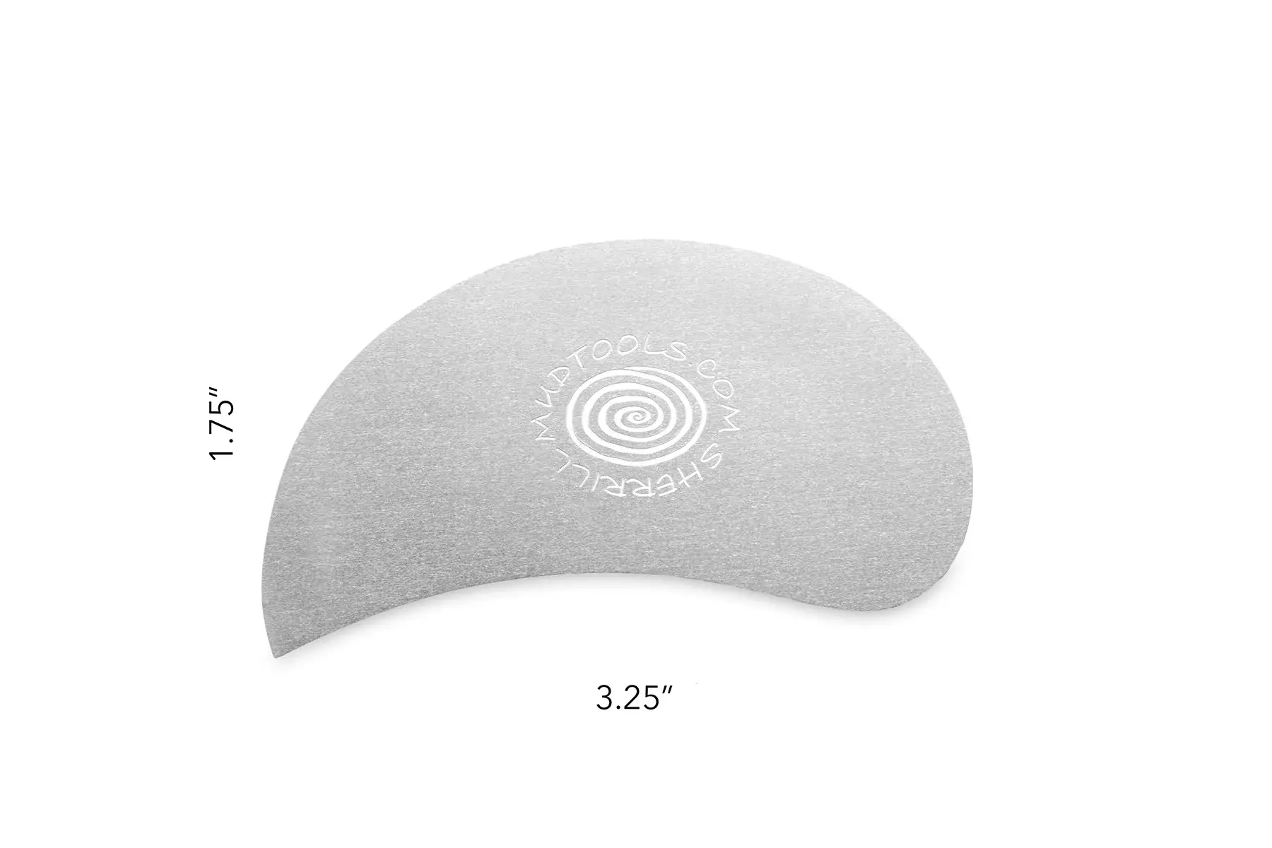 Mudtool Paisley Scraper Stainless Ribs - Image 3